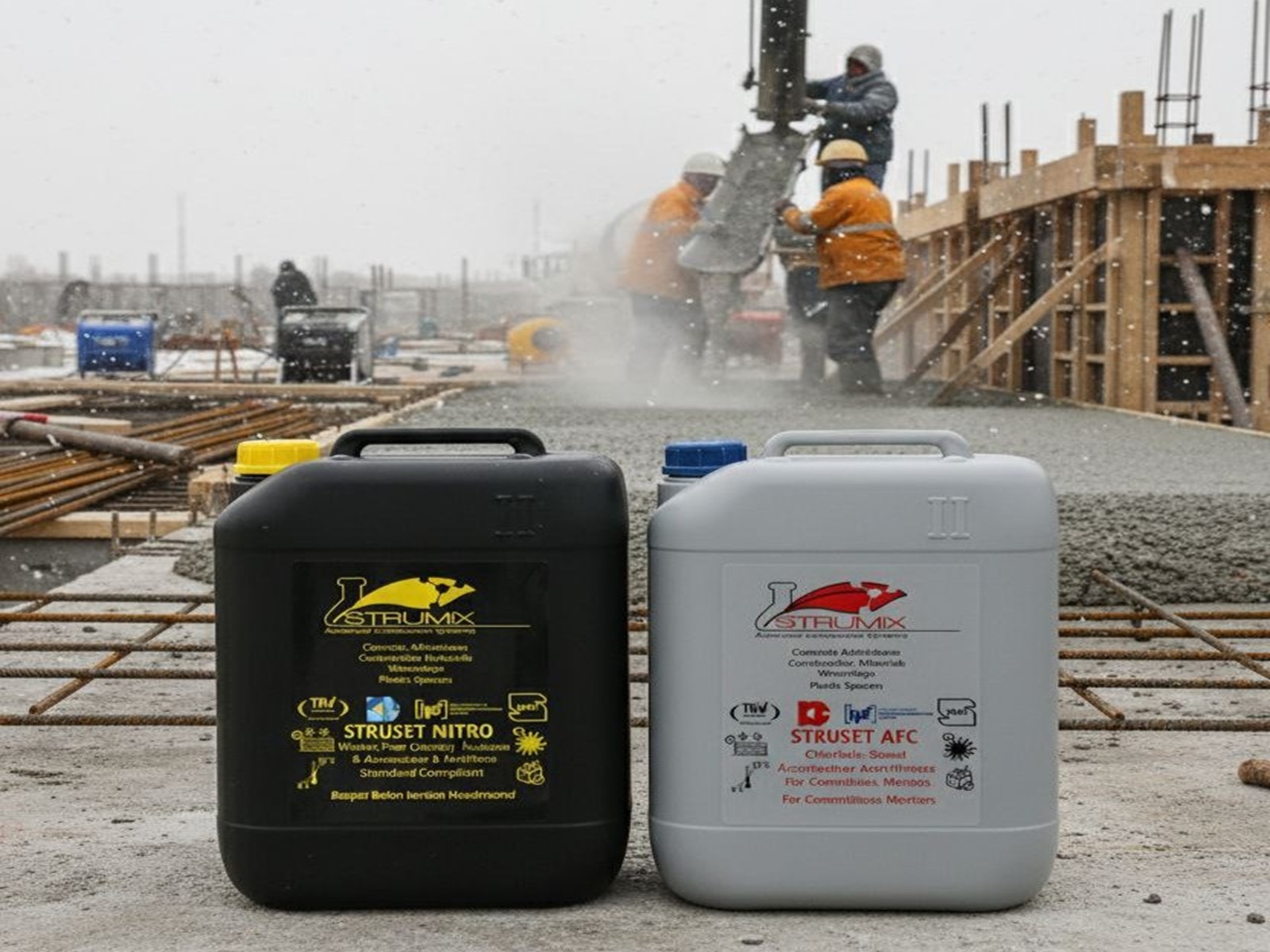 تفاوت ضدیخ و زودگیر بتن